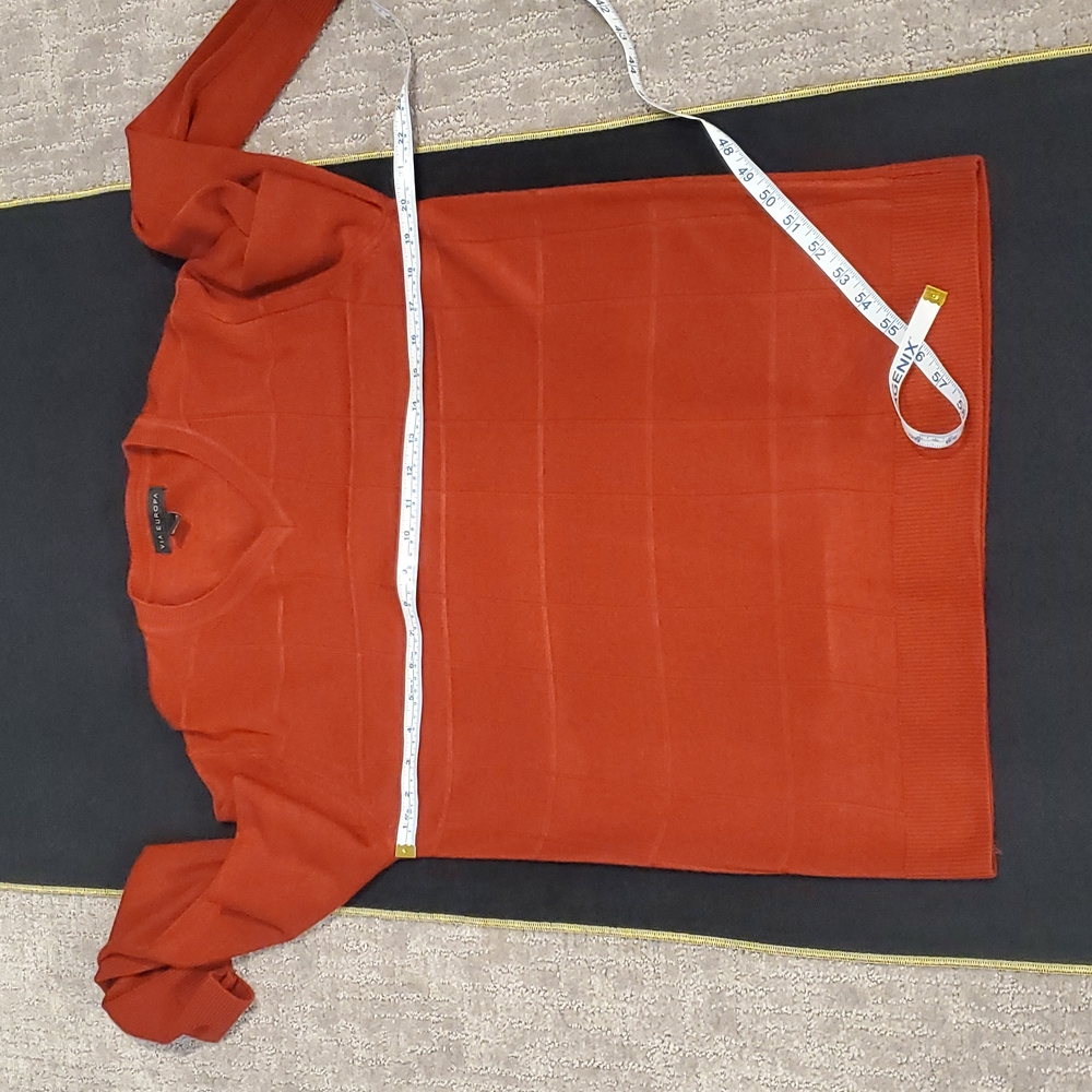 COPY - NWOT Checked Ridges Sweater Red Color - Picture 5 of 8